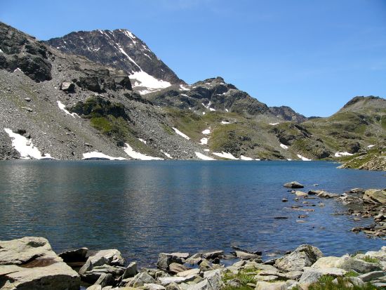 Il Gran Lago, nel Parco del Mont Avic